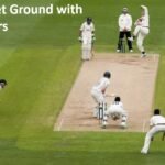Cricket Ground with Players